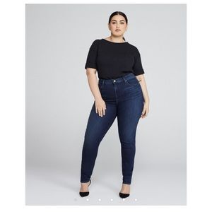 Jbrand Maria Highrise Skinny Jeans DARK BLUE